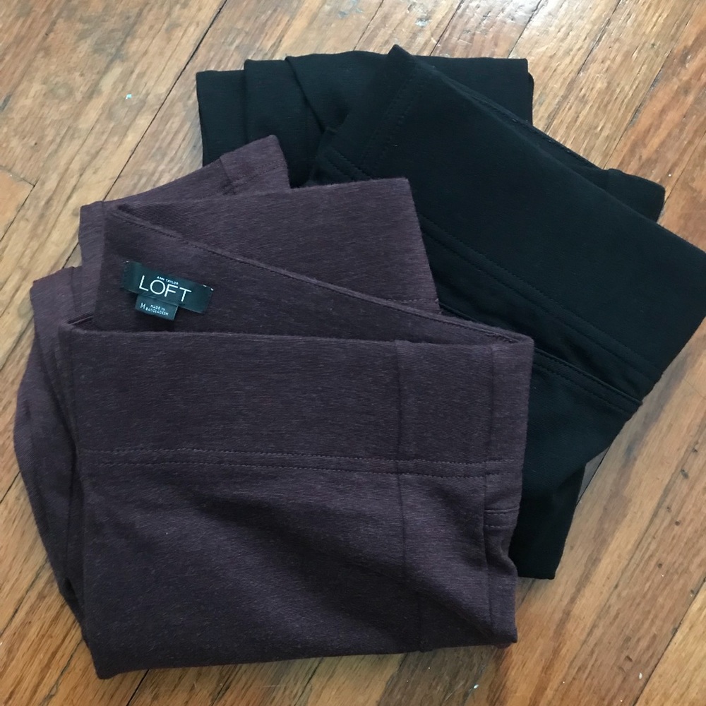2-Pack! LOFT Structured Leggings